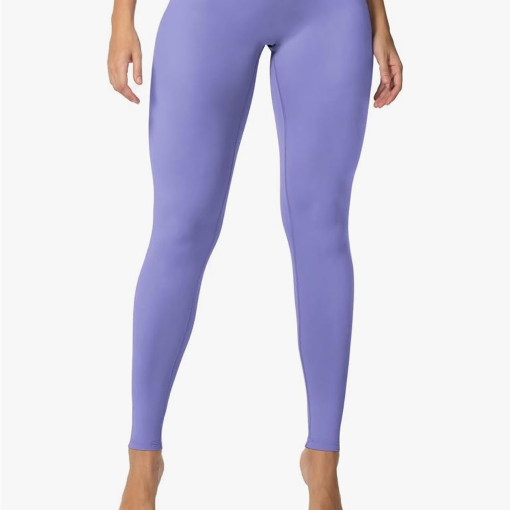 High-Rise Lavender hidden Butt scrunch  Leggings